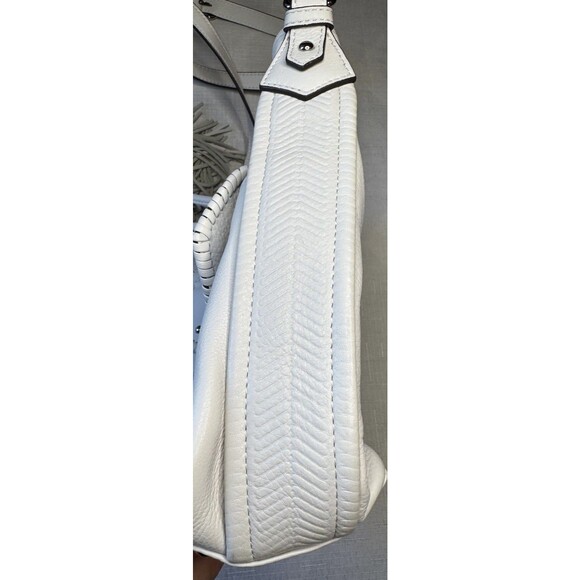 Aimee Kestenberg Leather Bucket Crossbody Bag Fly With Me Cloud - Picture 8 of 16